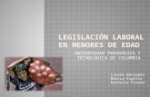 Legislación laboral en menores de edad.pptx