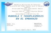 Rubeola y Toxoplasmosis (1)