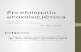 Encefalopatía anoxoisquémica