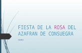 Fiesta de La Rosa Del Azafran de Consuegra