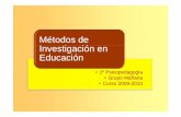 Tema Métodos y Técnicas de Inv, Educ,
