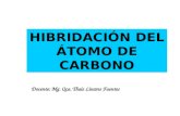 HIBRIDACIONES DEL ATOMO DE CARBONO.ppt