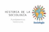 Historia de La Sociología