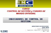 Clase 6 Indicadores Para El Control Curso Control Gestion y CMI MINEDUC