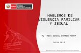 Violencia Familiar y Sexual - Rosa Botton_Min Mujer - Trujillo