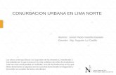 Conurbacion Urbana en Lima Norte