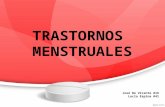 trastornos menstruales