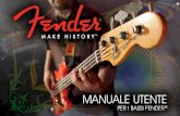 Fender BassGuitars Manual (2011) Italian