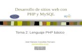 web con PHP y MySQL