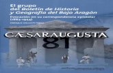 Boletin Geografia e Historia Bajo Aragon