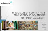 Portafolio digital final curso "Arte Latinoamericano con énfasis en Colombia" (4ta edición).