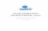 Plan Operativo Institucional 2014