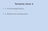 Clase 1 Psicopatología JPV2015