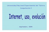 Internet Uso y Evolucion