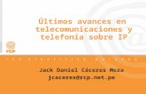 Ultimos Avances en Telecomunicaciones y Telefonia Sobre IP (UNIFE)