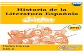 Pedro Correa Historia de La Literatura Espanola