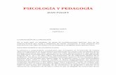 Piaget - Psicologia Y Pedagogia