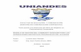 Un modelo de community manager para las federaciones ecuatorianas del Ecuador