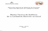 NT 029-MINSA Norma Técnica de Auditoria de la Calidad en Salud.pdf