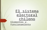 El Sistema Electoral Chileno11