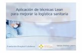 Aplicación de Técnicas Lean Para Mejorar La Logística Sanitaria. 2008