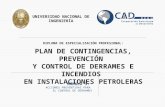 diapositiva de plan y prevención de instalaciones petrolera