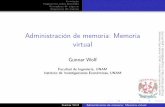 Administración de La Memoria Virtual