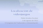 Localización de Videojuegos Al Español - Pablo Siredey