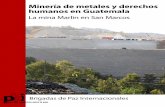 Mineria de Metales y Ddhh en Guatemala