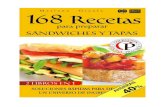 168 Recetas Para Preparar Sandwiches y Tapas