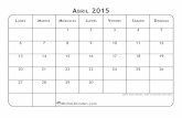 Modelo de Calendario