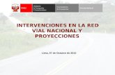 2 Intervenciones de Provias Nacional 2010 y Proyecciones