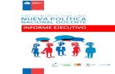 Informe Ejecutivo "Encuentros por una Nueva Política Nacional Docente"