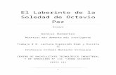 Ensayo - El Laberinto de La Soledad por Octavio Paz