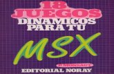 18 Juegos Dinamicos Para Tu MSX