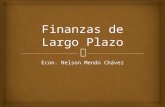 Finanzas Largo Plazo - Descripcion de conceptos