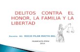 DELITOS CONTAR EL HONOR Y FAMILIA.ppt