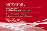 Actividad Legislativa Primer Semestre 2014
