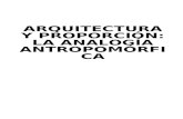 Arquitectura y Proporción - La Analogia Antropomorfica