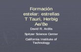 Formación estelar: estrellas T Tauri, Herbig Ae/Be