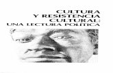 Cultura y Resistencia Cultural