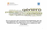 Practicas de Transversalidad de La Igualdad de Género en Políticas Públicas,. en América Latina y El Caribe. Hallazgos: GarciaPrince. Marzo 2015