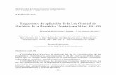 III Decreto 129-10 Que Aprueba El Reglamento de La Ley General de Archivos (1)