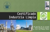 Certificado Industria Limpia