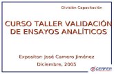 Curso de Validación CERPER . Jose Camero (2)