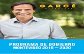Programa de gobierno de Álvaro Garcé