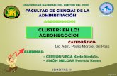 Clusters en Los Agronegocios