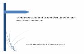 Material de Matemáticas IV (Mat IV 2013) de la USB del profesor Humberto F. Valera Castro