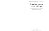 Fernández, Lidia. Componentes Constitutivos de Las Instituciones Educativas - Cap. 2 (En: Las instituciones educativas)