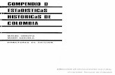 Compendio de Estadìsticas Històrica de Colombia